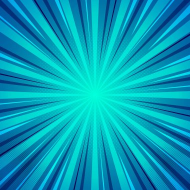 Soyut radyal çizgiler komik arkaplan ışınları