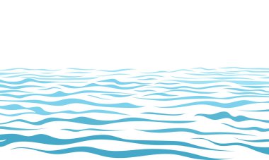 Mavi deniz yüzeyi resimleme arkaplanı