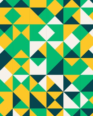 Soyut Bauhaus geometrik desen arkaplanı