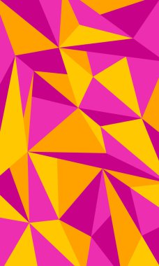 Düşük polyester üçgen desenli soyut duvar kağıdı