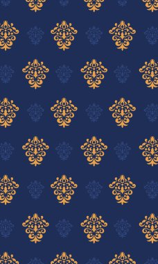 Lüks altın antika dekoratif duvar kağıdı