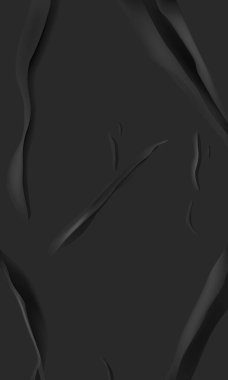 Boş siyah kağıt 3B arkaplan