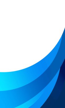 Soyut eğri mavi çizgiler boş modern duvar kağıdı