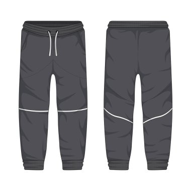 Gri çizgili spor pantolonu modeli.