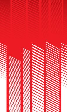 Süblimleşme forması için kırmızı ve beyaz soyut geometrik çizgiler desenli duvar kağıdı