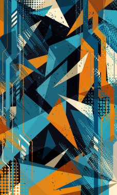 Süblimleşme forması için modern arkaplan soyut geometrik üçgen deseni