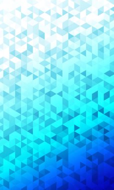 Soyut geometrik düzensiz üçgen deseni mavi gradyan duvar kağıdı
