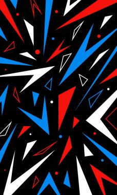 Süblimleşme forması için modern duvar kağıdı soyut geometrik şekil deseni