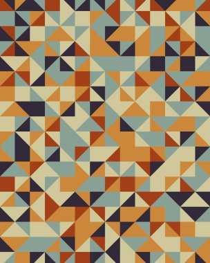 Renkli soyut geometrik kalıp retro arkaplan