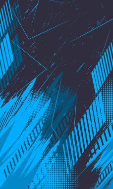 Süblimleşme forması için soyut mavi grunge stroke yarış arka planı