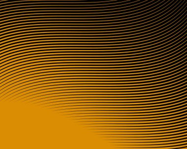 Soyut kıvrımlı turuncu çizgiler arka plan