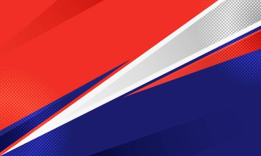 Araba ambalaj etiketleri için turuncu ve mavi yarış arka planı soyut geometrik şekiller