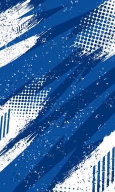 Süblimleşme forması için soyut mavi grunge fırça darbesi desenli arka plan