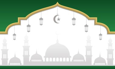 İslami bayramları kutlamak için arka plan