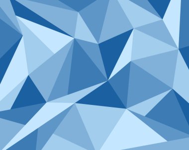 Soyut mavi geometrik üçgen mozaik arkaplan