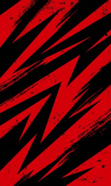 Süblimleşme spor forması için soyut kırmızı ve siyah çizgili yarış arka planı