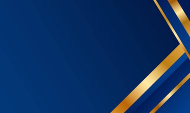 Zarif donanma mavi ve altın arkaplan