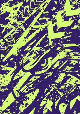 Süblimleşme forması için soyut kartal kafası grunge fırça izi arka planı