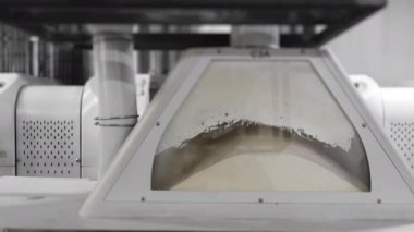 Tahıl işleme ve un üretimi için modern fabrika kompleksi. Milling Fabrikası. Pişirme için un üretimi.