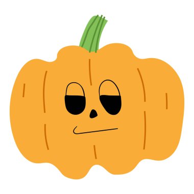 Cadılar Bayramı Balkabağı 3 şirin, vektör illüstrasyonu