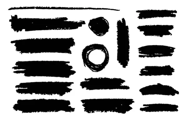 Yağlı Pastel Vuruşu 3 beyaz arka planda sevimli, vektör illüstrasyonu.