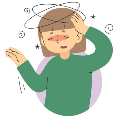 Beyaz arkaplan üzerinde soluk 8 şirin, vektör illüstrasyonu