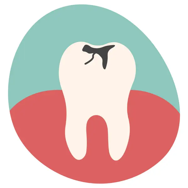 Beyaz arkaplandaki tek dişli 21 şirin, vektör illüstrasyonu.