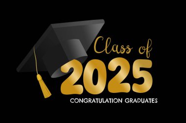 2025 Mezuniyet Sınıf Kaptanı ve Altın Metin Tasarımı