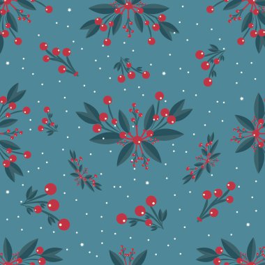 Ökse otlu, kusursuz kış deseni