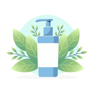 Beyaz arkaplanda izole edilmiş cilt resmi için kozmetik kavanoz