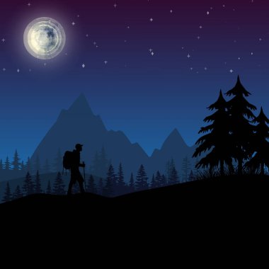  Dağlarda maceranın silueti