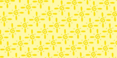 Güneş ışığı kusursuz desen. Arkaplan, duvar kağıdı, ağ, baskı için yaz güneşi deseni tasarımı