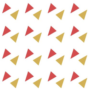 Kusursuz desen, renkli kağıt parçaları, üçgenler. 