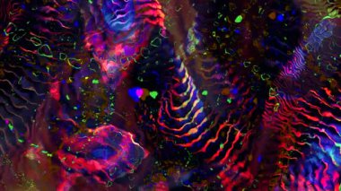 Psychedelic video loop. HQ abstract looping background animation, suitable as Live VJ loop, VJ footage, VJ visuals, editors, streamers, Youtube, Twitch, projection, Festivals, etc. Loopable Moving Motion Graphics clip, 1080p, 1440p, 4K. High quality