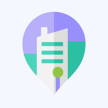 Simge Simgesi. Fotoğraflar ve İllüstrasyon sembolüyle ilgili. Düz stil. Basit tasarım çizimi