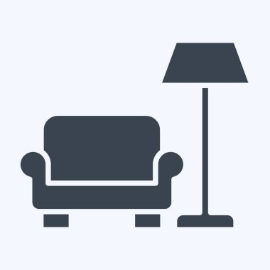 Simge İçleri. Fotoğraflar ve İllüstrasyon sembolüyle ilgili. Kabartma tarzı. Basit tasarım çizimi