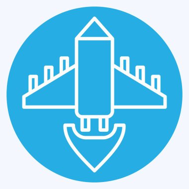 Simge Oyunları. Çevrimiçi Oyun sembolüyle ilgili. Mavi gözlü. Basit tasarım çizimi