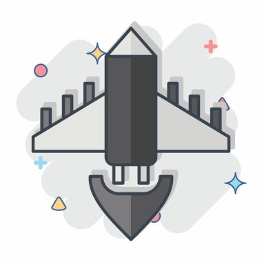 Simge Oyunları. Çevrimiçi Oyun sembolüyle ilgili. Çizgi roman. Basit tasarım çizimi