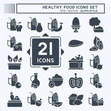 Simge Sağlıklı Yemek. Meyve sembolüyle ilgili. Kabartma tarzı. Basit tasarım çizimi