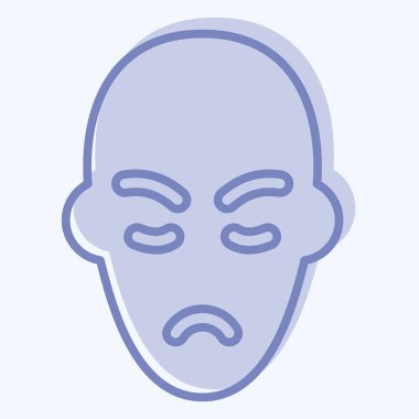 Simgesel Estetik Cerrahi. Tıbbi Uzmanlık Sembolü ile ilgili. İki ton stili. Basit tasarım çizimi