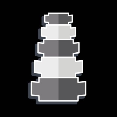 Simgesel kiropraktör. Tıbbi Uzmanlık Sembolü ile ilgili. Parlak bir stil. Basit tasarım çizimi