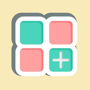 Etiket Uygulaması. Düğme İndirme simgesi ile ilgili. Basit tasarım çizimi