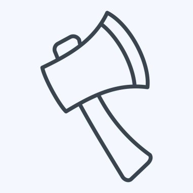 Simge Baltası. Acil durum sembolüyle ilgili. Sıra tarzı. Basit tasarım çizimi