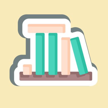 Çıkartma arazisi Mark. Amerika sembolüyle ilgili. Basit tasarım çizimi