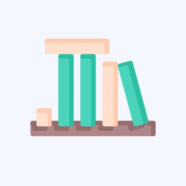 Simge alanı Mark. Amerika sembolüyle ilgili. Düz stil. Basit tasarım çizimi