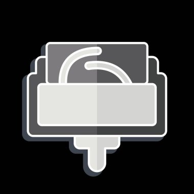 Kumaş üzerinde ikon yuvarlama deseni. Dikiş sembolüyle ilgili. Parlak bir stil. Basit tasarım çizimi