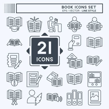 Simge Ayarlama Kitabı. Eğitim sembolüyle ilgili. Sıra tarzı. Basit tasarım çizimi