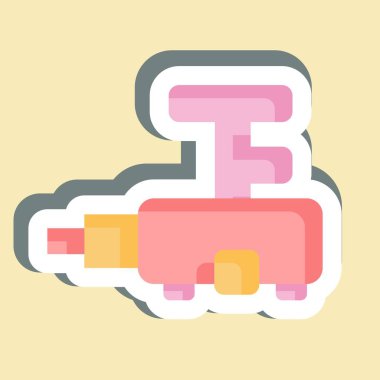 Etiket Direksiyon Vites Kutusu. Araba Bakım Sembolü ile ilgili. Basit resimleme