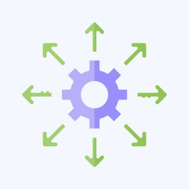 Simge Seçenekleri. Choice sembolüyle ilgili. Karalama stili. Basit resimleme