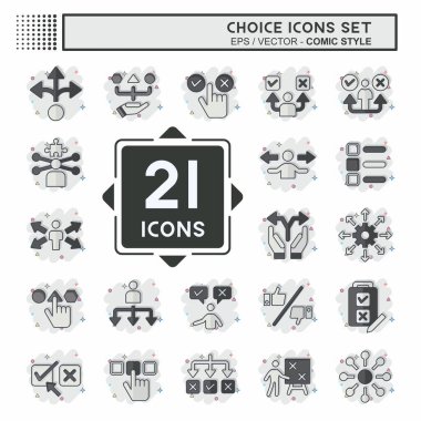 Simge Seçimi. Eğitim sembolüyle ilgili. Çizgi roman. Basit resimleme